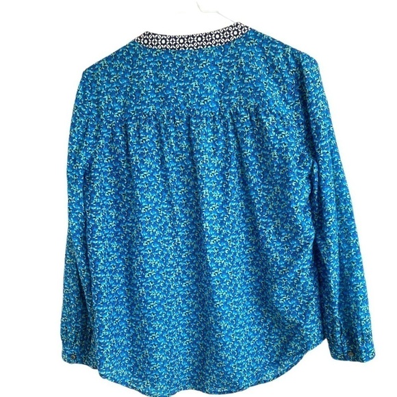 J Crew Peasant Top in Flower Patch Top - Picture 4 of 10